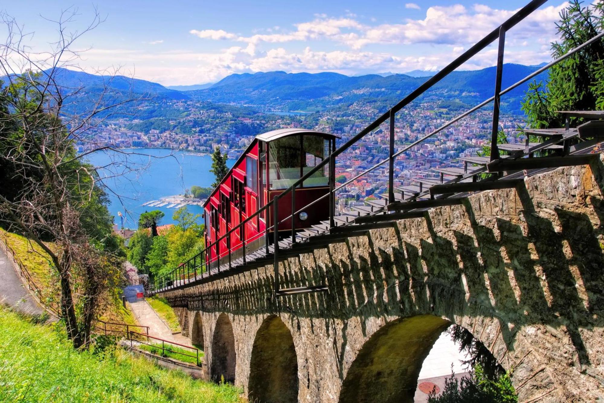 Ca' Gina Panoramica Lägenhet Lugano Exteriör bild