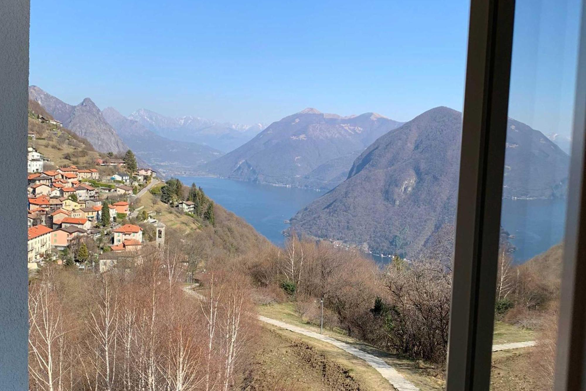 Ca' Gina Panoramica Lägenhet Lugano Exteriör bild