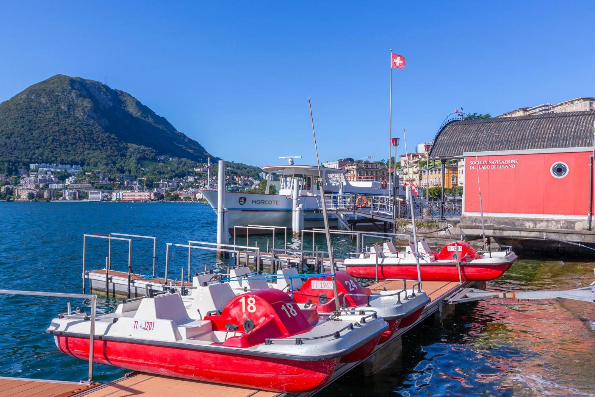 Ca' Gina Panoramica Lägenhet Lugano Exteriör bild