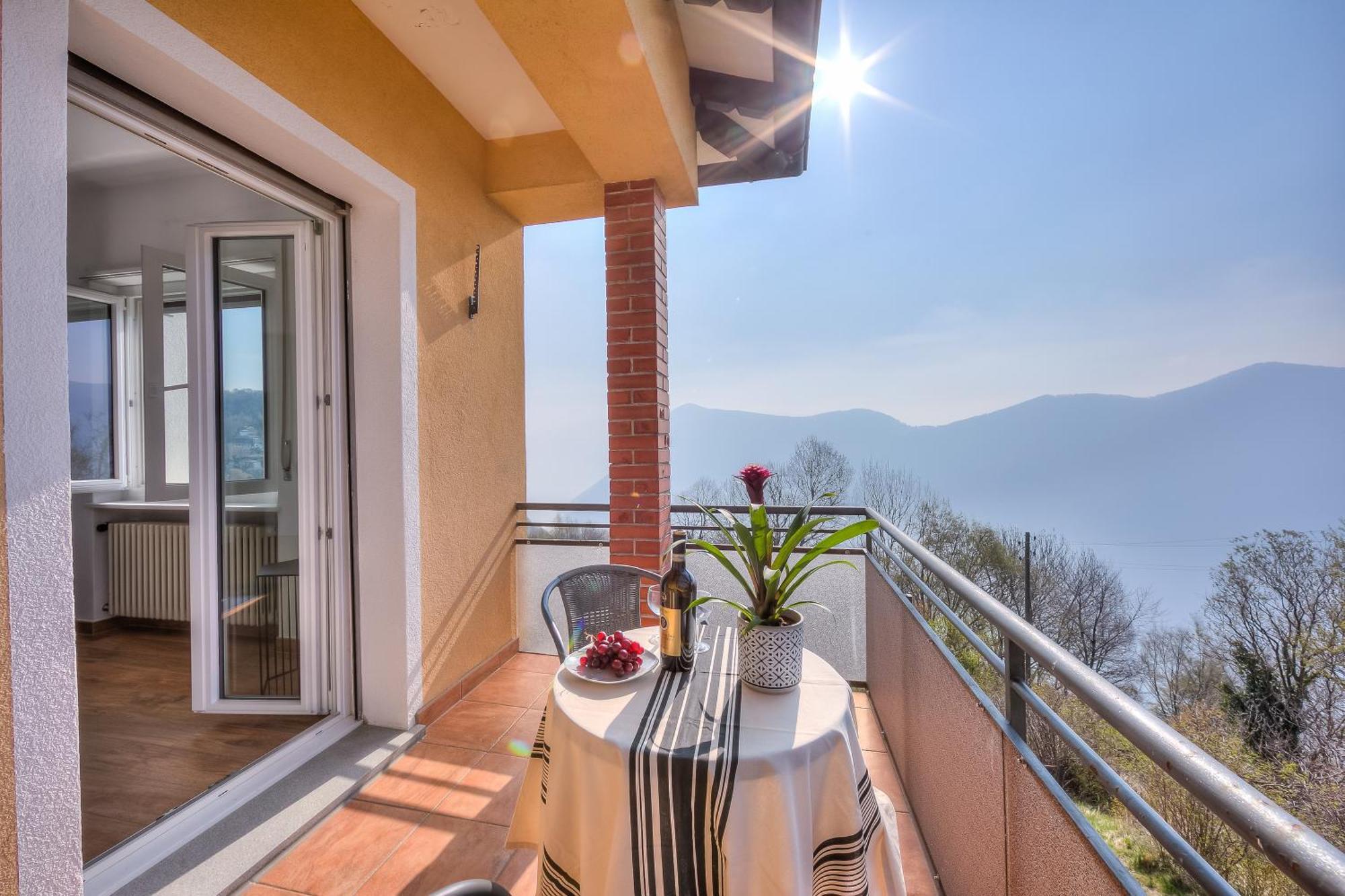 Ca' Gina Panoramica - Monte Bre - Happy Rentals Lugano Exteriör bild